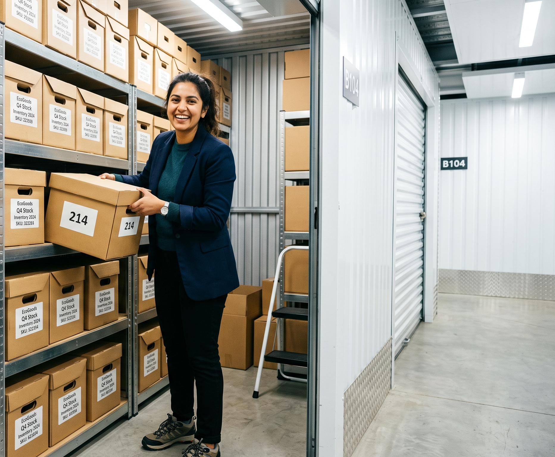 Boxes in unit
